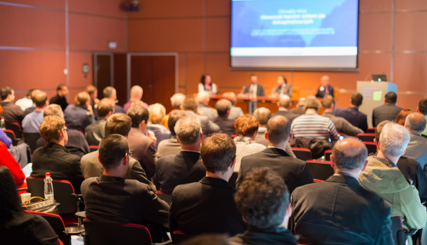 Just a generic image of a public hearing. 