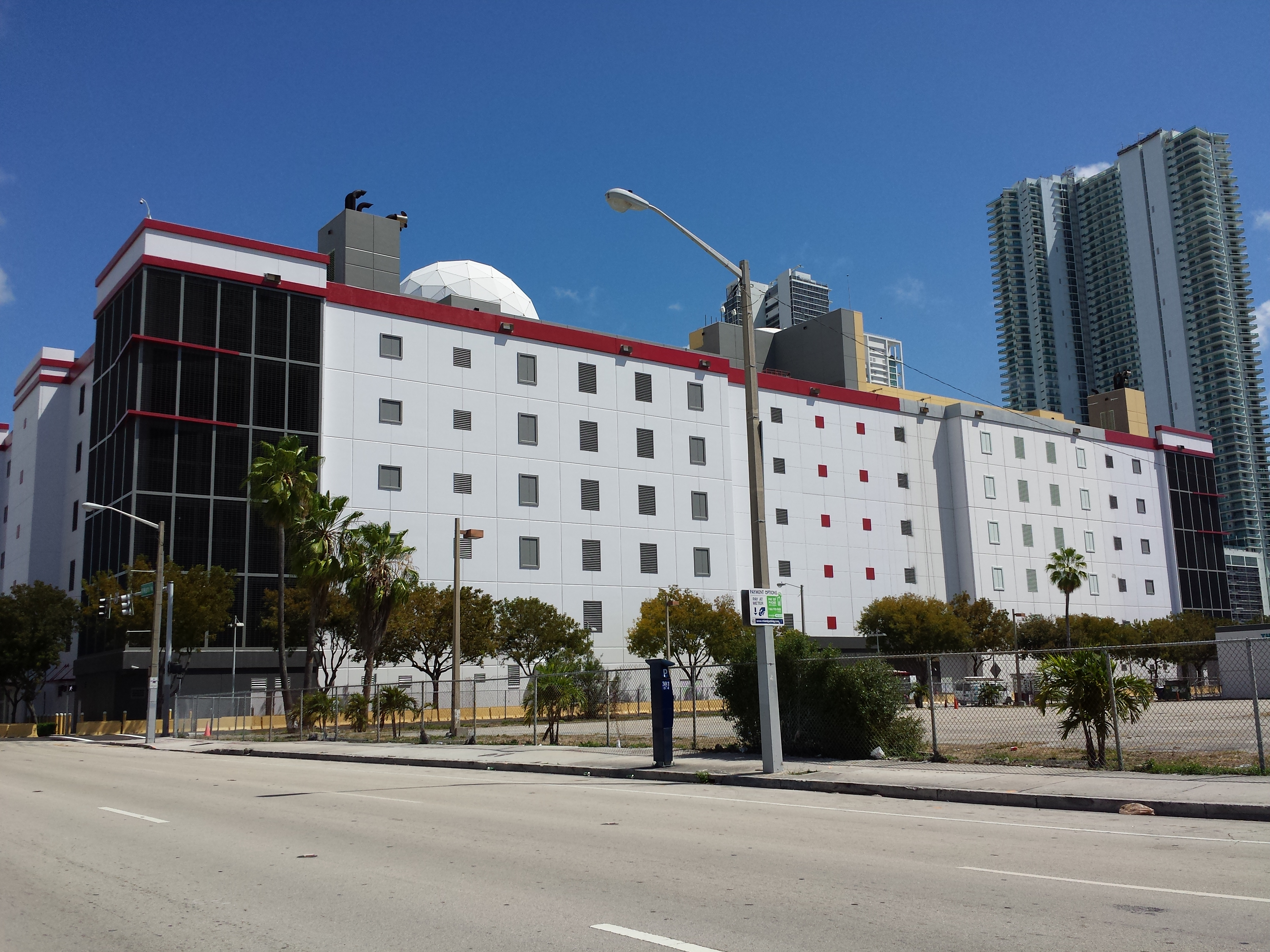 NAP of the Americas, aka Equinix data center on NE 9th Street in Miami. 